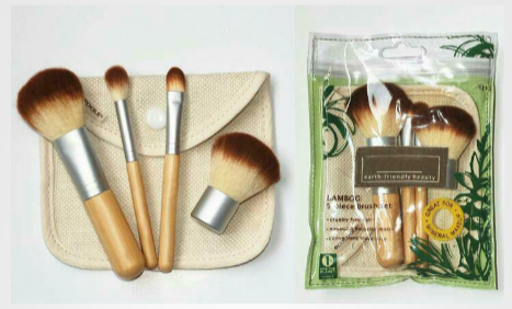 Kit Pinceis Ecológicos - 4Pcs